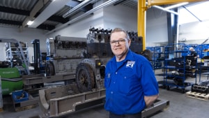 Egon Jensen fortsætter som direktør for Midtjysk Cylinder-Service - nu AC Motor Parts. Foto: Jan Gudiksen