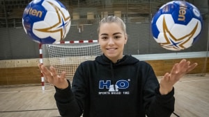 Siden hun kan huske, har Line Ellertsen drømt om at spille på det norske landshold. Foto: Axel Schütt