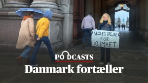 Caroline mødte i lang tid op på Christiansborg hver fredag. Her strejkede hun fra skole for at demonstrere for klimaet. Foto: Emilie Bonde Aagaard