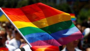 Priden i Ringkøbing kulminerer med en parade 7. august. Foto: REUTERS/Ognen Teofilovski