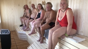 Så flot er den blevet, den nye sauna på Havnebadet. Arkivfoto: Palle Søby