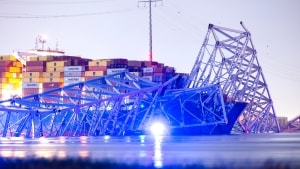 Baltimor bro bridge kollaps GIF