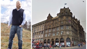 Bestseller-koncernens ejer Anders Holch Povlsen har købt ikonisk bygning, der huser stormagasinet Jenners midt i Edinburgh i Skotland. Fotos: Scanpix/Google Street View