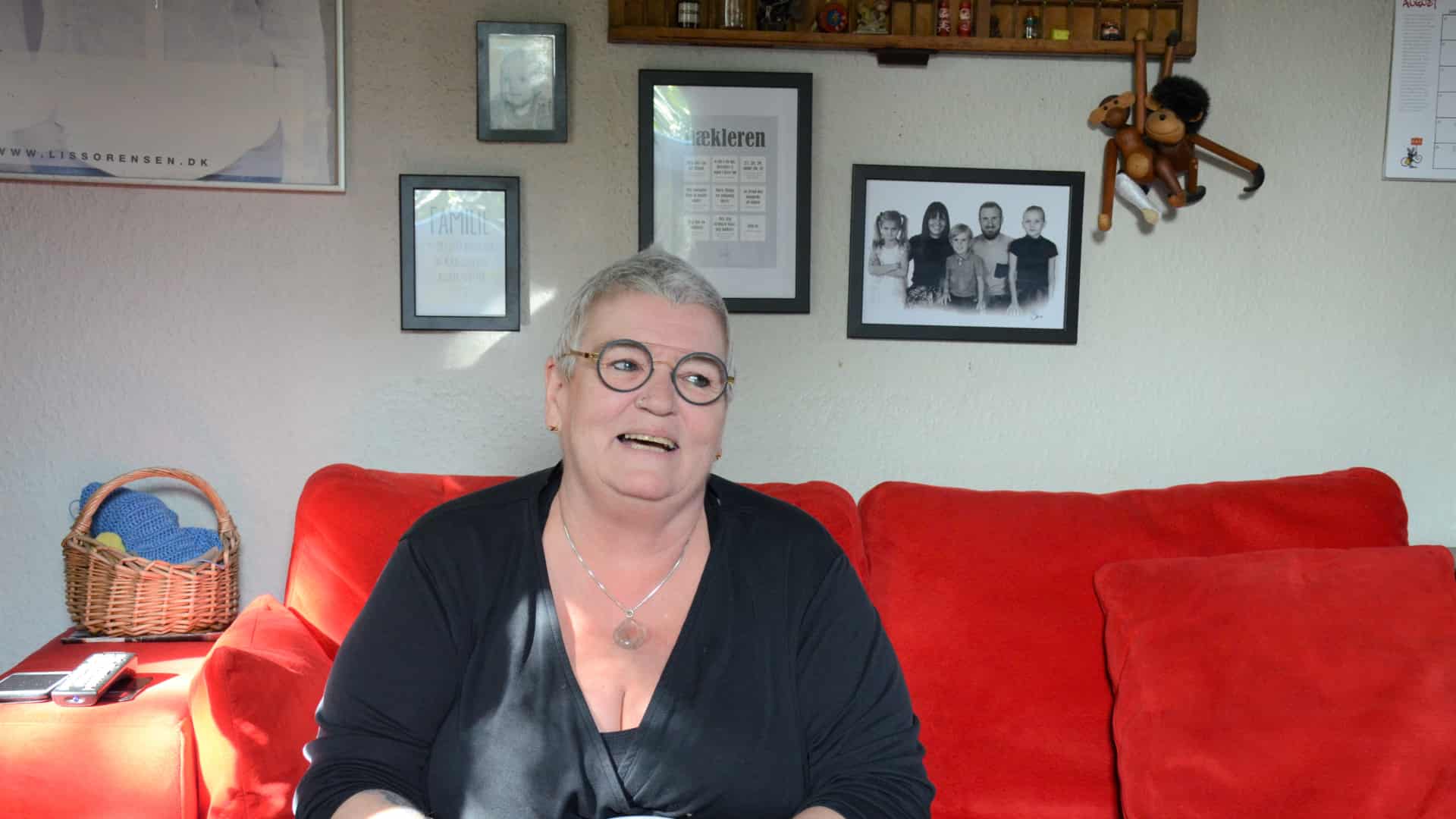 Gitte er nu fri for kræft og er blevet mormor: Men nissen flytter altid ...