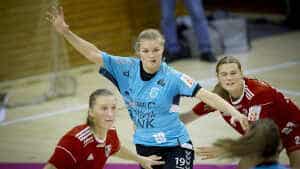 Marie Aamand scorede to gange mod København Håndbold og ramte stolpen med seks minuter igen. Arkivfoto: Ole Nielsen.
