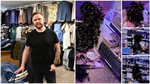 I den vestjyske by Tarm valgte tøjbutiksejer Christian Bliksby fornyeligt at dele billeder på de sociale medier af to tyve. Foto: Peter L. Sørensen
