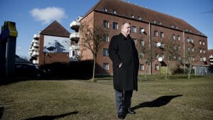 Ingen ghettoer i 2030 - statsminister Lars Løkke Rasmussen (V) i Mjølnerparken på Nørrebro, torsdag den 1. marts 2018, hvor ghettoplanen blev præsenteret.