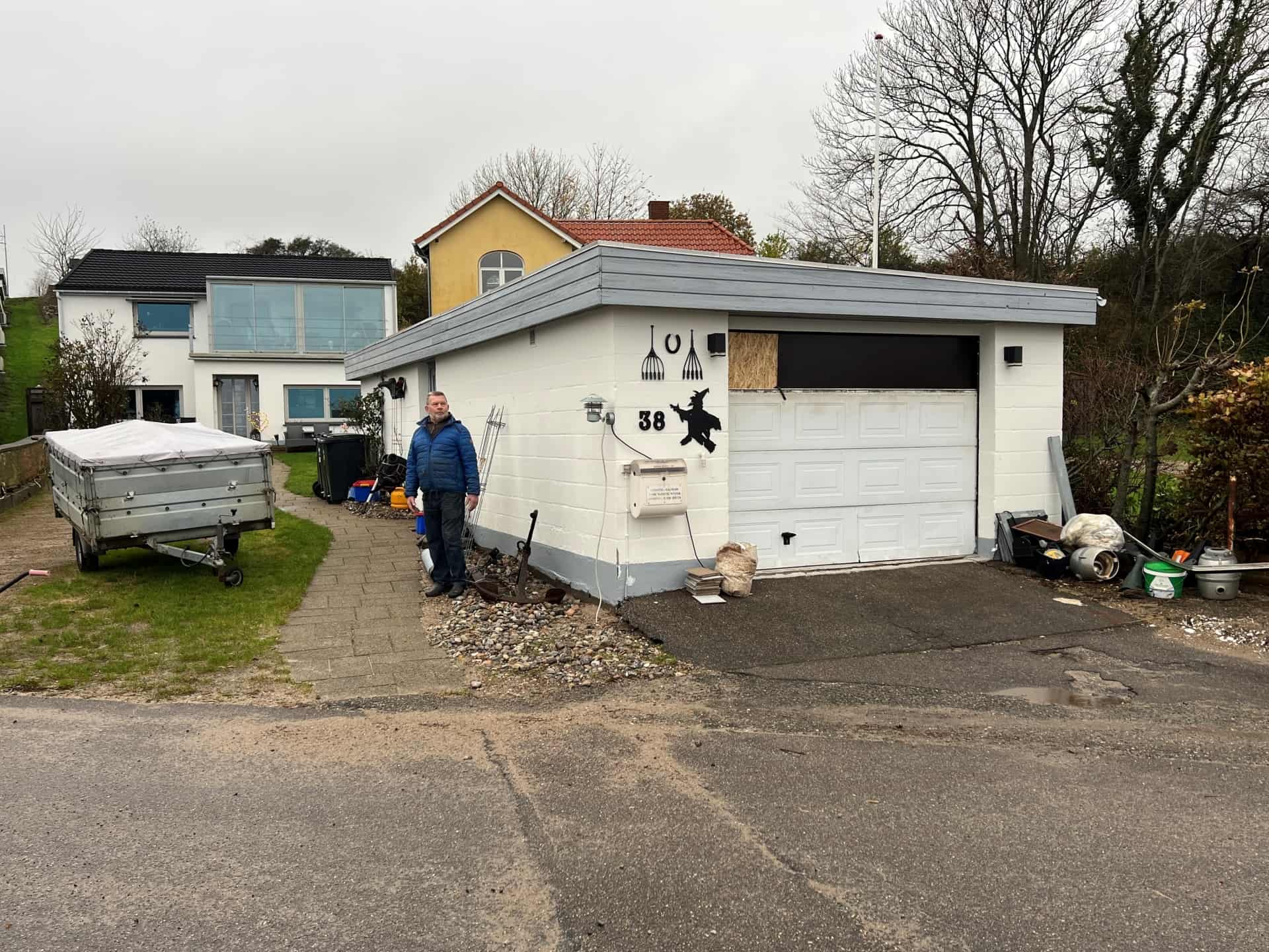 Svend kan ikke få stormflodserstatning for sin garage Det er træls