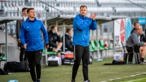 Den tidligere Viborg-træner Jacob Neestrup er rigtig glad for, at det er lykkedes for Viborg FF at tage skridtet op i Superligaen. Arkivfoto: Morten Pedersen