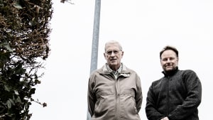 Torben Utoft Petersen (til højre) og Torben MIkkelsen er som snart forhenværende formand og kasserer ikke vemodige over, at 
