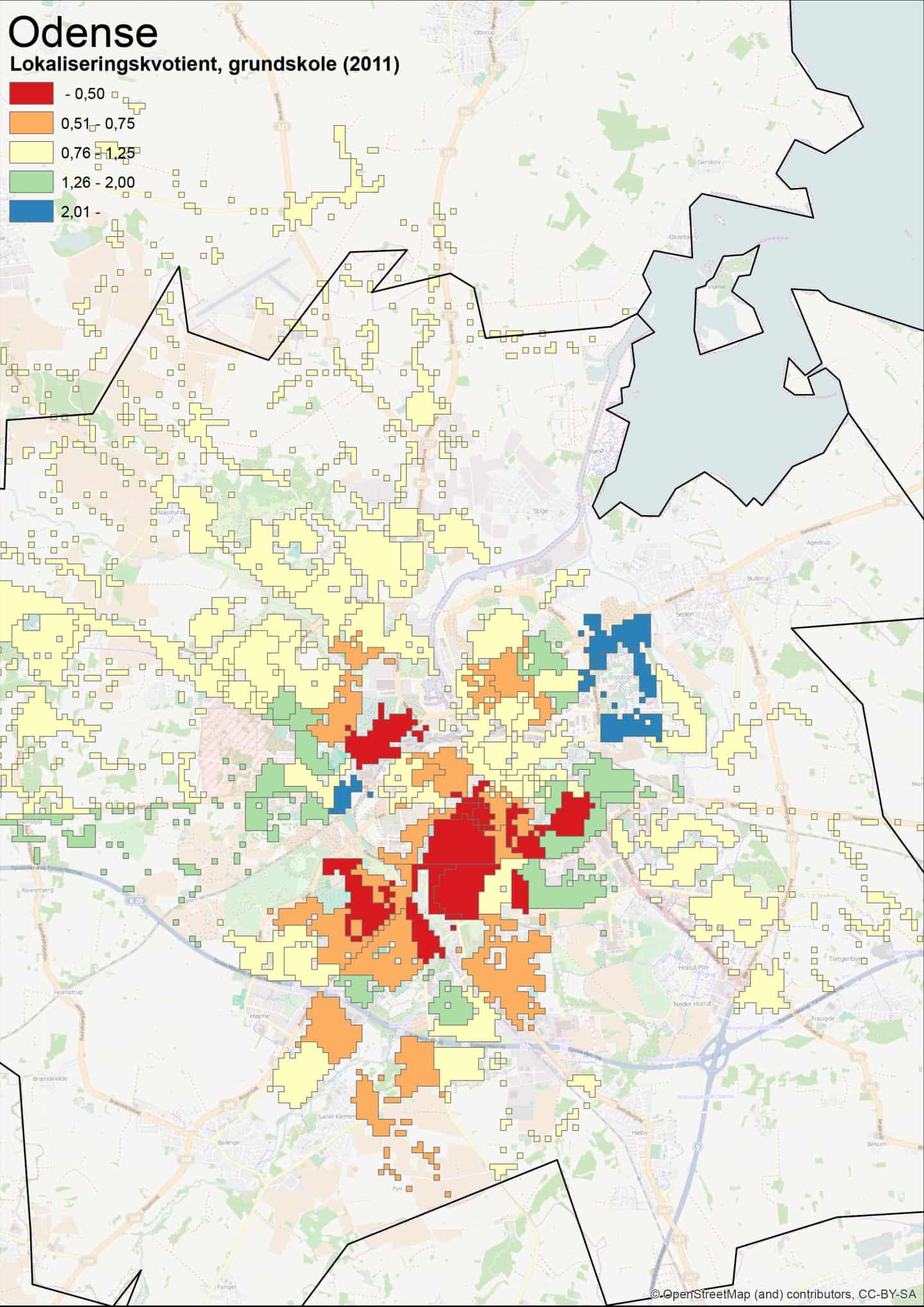 kort over odense bydele Odense Tal De Rigeste Bor I Klynger Fyens Dk kort over odense bydele