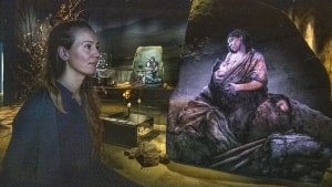 Forsker Trine Kellberg Nielsen håber, at udstillingen kan bidrage til at publikum får et mere nuanceret billede af neandertaleren. - Vi vil gerne vise et billede af en slægtning, som vi på mange måder kan være stolte af at være en del af, siger hun. Foto: Axel Schütt