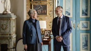 Tom Buk-Swienty mødte dronning Margrethe. Det er der kommet en ny bog ud af, som udkommer tirsdag. Foto: Les Kaner