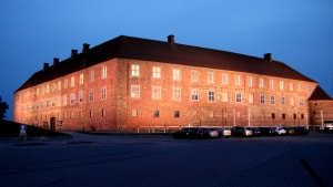 Sådan så det ud, da Sønderborg Kommune fik lov til at sætte prøvebelysning op i august 2018. Arkivfoto: Kim Holm