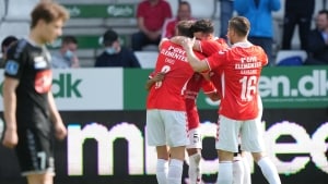 VB sikrede sig i søndags endnu en sæson i Superligaen. Nu venter den svære sæson-2, og den bliver uden teknisk chef Jacob Krüger. Arkivfoto: Claus Fisker/Ritzau Scanpix