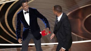 Will Smith gav Chris Rock en lussing på scenen, efter at Rock havde lavet en joke om Smiths kone Jada Pinkett Smiths skaldethed. (Arkivfoto). Foto: Brian Snyder/Reuters