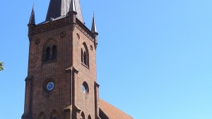 Sct. Nicolai Kirke genoptager sine guidede ture i det nyrestaurerede kirkerum hver torsdag, første gang 22. juli. Arkikvfoto: Torben Juhler