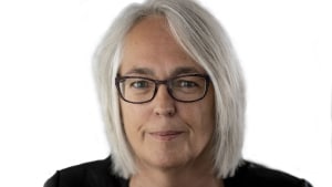 Gudrun Pedersen, chefredaktør på Dagbladet Ringkøbing-Skjern. Foto: Johan Gadegaard
