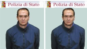 Politiets computergenererede billeder af den nu anholdte mafialeder Matteo Messina Denaro. Foto: Ho/Reuters