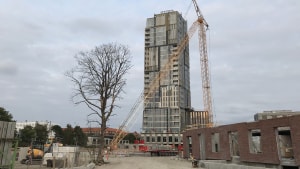 Det var en whistleblower, der sidste år anmeldte groft byggesjusk ved højhusbyggeriet Njals Tårn i København. Arkivfoto: Hanne Bjørton