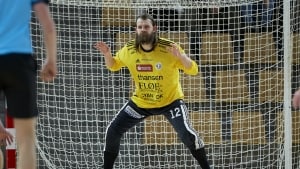 Målvogter Emil Tellerup er blandt de FHK-spillere, der er testet positiv for Covid-19 efter nytår. Arkivfoto: Ole Nielsen.