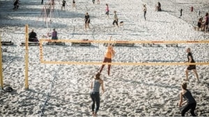 Aarhus Beachvolley Club vil bygge en beachdome, hvor man kan spille strandsport hele året. Foto: Aarhus Beachvolley Club