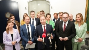 Finansminister Nicolai Wammen (S) stod i spidsen for fredagens præsentation. Foto: Emil Helms/Ritzau Scanpix