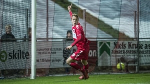 Anders Holvad spillede en helt afgørende rolle, da FC Fredericia slog Nykøbing FC. Arkivfoto: Peter Leth-Larsen