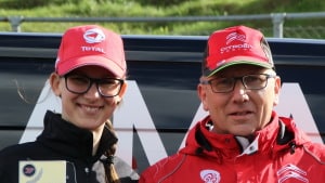 Ditte Kammersgaard er ny co-driver for Ib Kragh, den forsvarende danske mester i rally. Privatfoto
