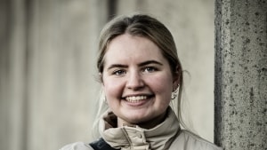 Amalie Thomsen er lige fyldt 21 år, og hun er nyvalgt til for De Konservative Folkeparti og dermed er hun det yngste medlem af det nye byråd. Foto: Mette Mørk