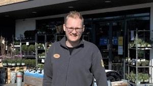 Bjarke Guldbjerg Christensen havde blot arbejdet som souschef i Netto i Spentrup i et år, inden han fik muligheden som butikschef i Assentoft. Privatfoto