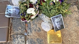 Snublestenen der mindes Birger Mouritsen, som blev fanget af nazisterne i Tivoli i sommeren 1944. Foto: Thomas Frederiksen