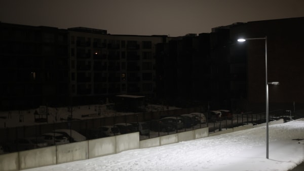 Se billederne: Store dele af byen i mørke - 1600 husstande stod uden strøm