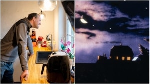 Kris Vinge bor på Eriksmindevej i Bjerager - i huset, som dukker op på skærmen hver gang, The Julekalender starter. Foto: Mads Dalegaard/Saks Film