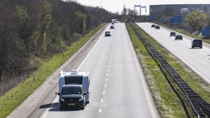 En udvidelse af motorvejen mellem Fredericia og Kolding til tre spor er højt på ønskelisten hos Dansk Industri, der er klar med sit eget forslag til en infrastrukturplan. Arkivfoto: Claus Fisker/Ritzau Scanpix