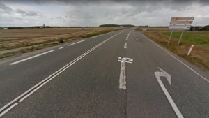 Krydset, hvor Klostervej møder Søndervig Landevej, er noget af en prop på vejen mellem Ringkøbing og Søndervig. Det skal der nu gøres noget ved... Google Street.
