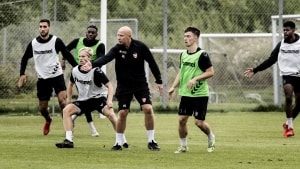VB-træner Peter Sørensen får nu en ny mand til angrebet i form af Luka Djordjevic. Arkivfoto: Mette Mørk
