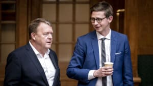 Både Lars Løkke Rasmussen og Karsten Lauritzen har forladt Venstres folketingsgruppe efter valget i 2019. (Arkivfoto). Foto: Mads Claus Rasmussen/Ritzau Scanpix