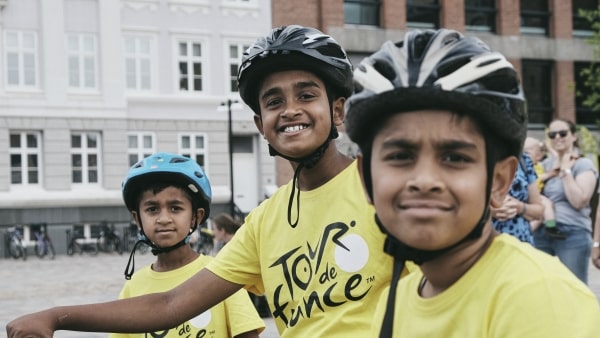 Tre brødre trænede op til BørneTour: - Det gælder om at have det sjovt