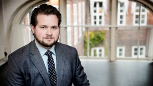 DF-profilen Anders Vistisen går i luften med sin egen podcast. Den har et fokus på indvandrerkriminalitet, som han mener, at danske medier har overset i årevis. Foto: Liselotte Sabroe/Ritzau Scanpix