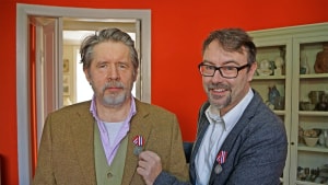 Østerbroerne Simon Bang (tv) og Martin Sundstrøm har modtaget Niels Ebbesen Medaljen. Privatfoto
