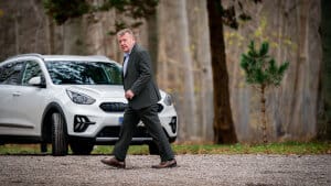 Løkke har i valgkampen sagt, at det handler om noget og ikke nogen. Men det handler alligevel også om nogen, for han advarer mod en SV-regering. Foto: Ida Marie Odgaard/Ritzau Scanpix
