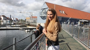 Mette Thybo, der er direktør på Fjord og Bælt, fortæller, at det nye marsvin Eskild ligesom marsvinet Saga er med til at hjælpe andre af deres artsfæller. Arkivfoto: Mette Louise Fasdal