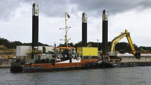 En ny terminal for flydende naturgas er i gang med at blive bygget i Lubmin, Tyskland. Projektet er begyndt, efter at Rusland har skruet ned for eksporten af gas som følge af krigen i Ukraine. (Arkivfoto). Foto: Fabrizio Bensch/Reuters