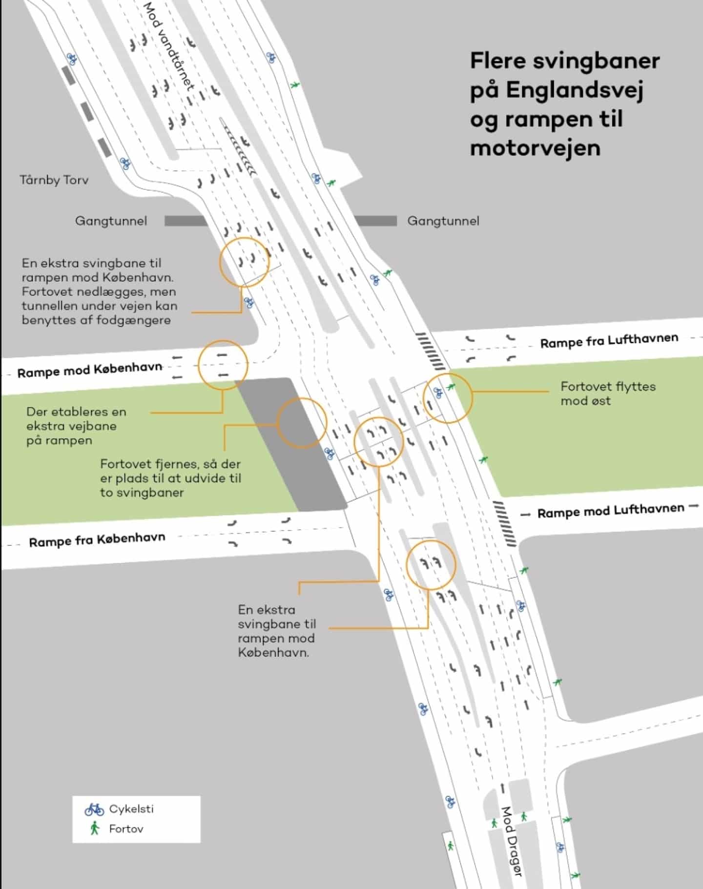 Nu Begynder 10 Måneders Vejarbejde I Stort Amager-kryds: Sådan Undgår ...