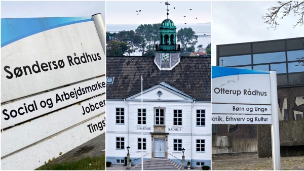 Kommune har tre rådhuse på i alt 8500 kvadratmeter: Nu overvejer de at lukke eller bygge nyt