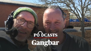 Journalist på avisen Danmark og vært på podcasten 'Gangbar', Tommy Byrne(til venstre) & og den tidligere professionelle cykelrytter, Jesper Skibby(til højre).