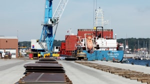 Vejle Havn kom ud af 2017 med et overskud på fem millioner kroner. Sidste år var overskuddet på 10 millioner kroner. Arkivfoto