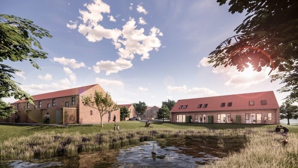 Nyt boligkvarter skyder op på tidligere erhvervsgrund: - Der har været stor interesse