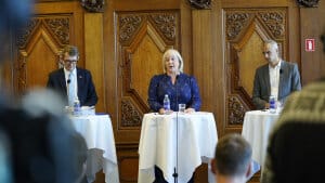 SVM-regeringen præsenterer udspil til en reform af universitetsuddannelser. Foto: Ida Marie Odgaard/Ritzau Scanpix